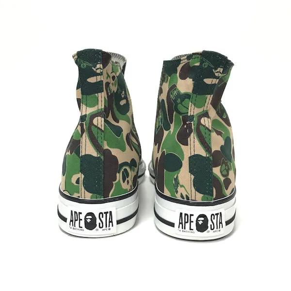 [10] DS! A Bathing Ape x Stussy Bape Sta 'Chuck Taylor' Hi Top Shoes