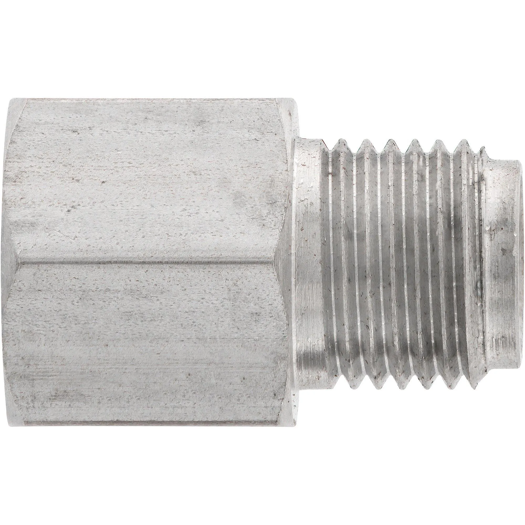 (1/2-20 Inverted)F to (7/16-24 Inverted)M | Stainless Steel Brake Line Adapter | 10ct