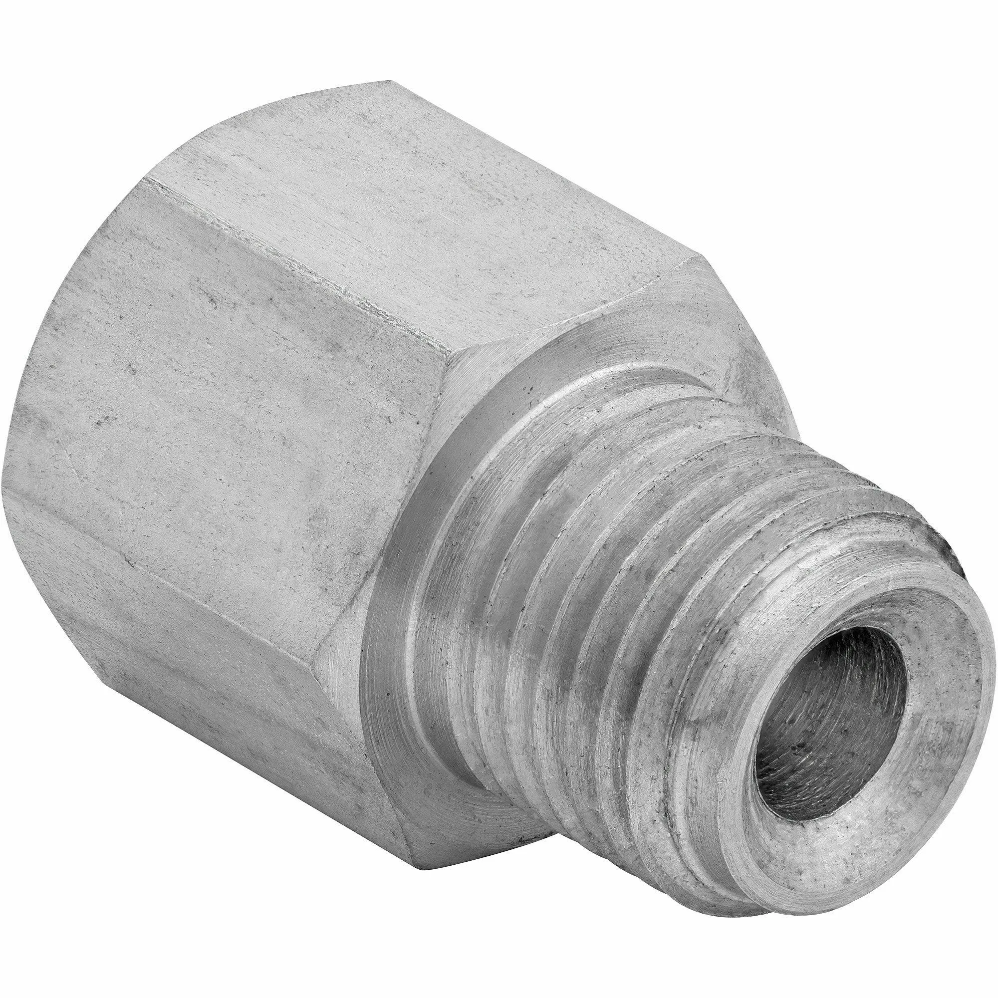 (1/2-20 Inverted)F to (7/16-24 Inverted)M | Stainless Steel Brake Line Adapter | 10ct