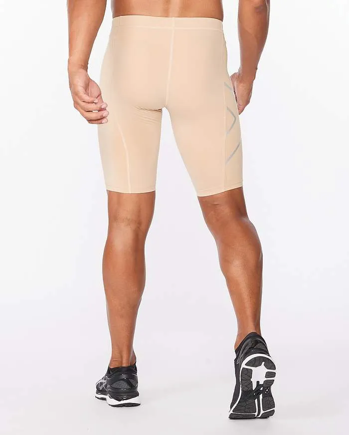2XU Men's Compression Short- MA3851B  (BGE/SIL)