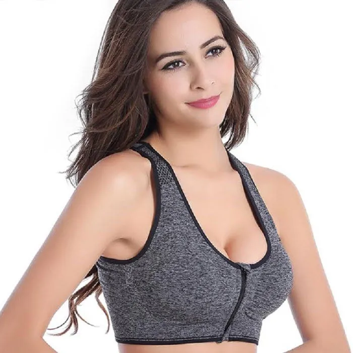 3-Pack : Incredible Endurance Front-Zip Sports Bra