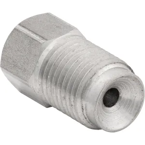 (3/8-24 Inverted)F to (1/2-20 Inverted)M | Stainless Steel Brake Line Adapter | 10ct