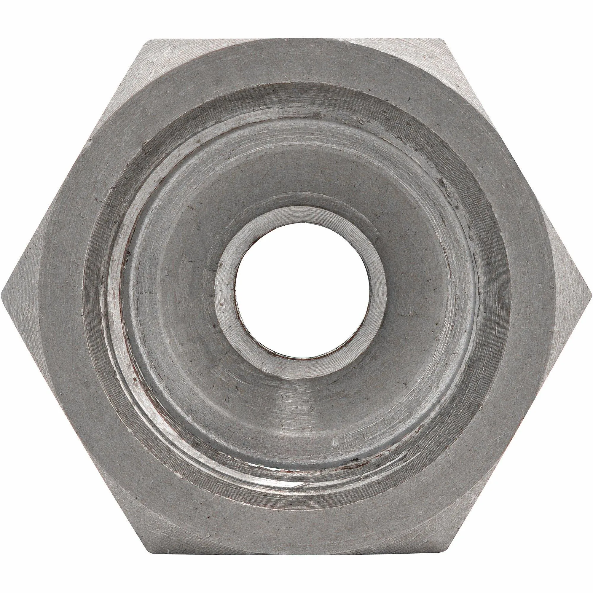 (3/8-24 Inverted)F to (3/8-24 Bubble)M | Stainless Steel Brake Line Adapter | 10ct