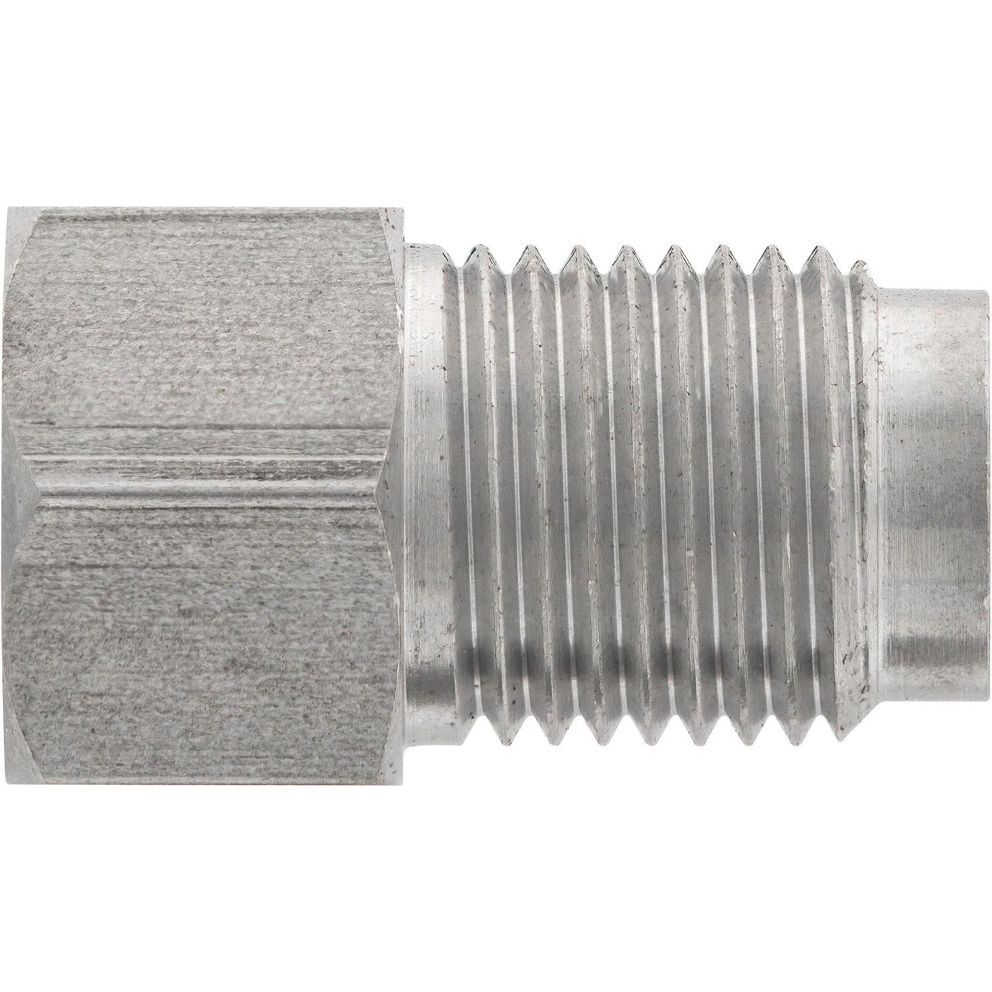 (3/8-24 Inverted)F to (7/16-24 Inverted)M | Stainless Steel Brake Line Adapter | 10ct