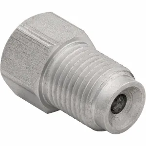 (3/8-24 Inverted)F to (7/16-24 Inverted)M | Stainless Steel Brake Line Adapter | 10ct