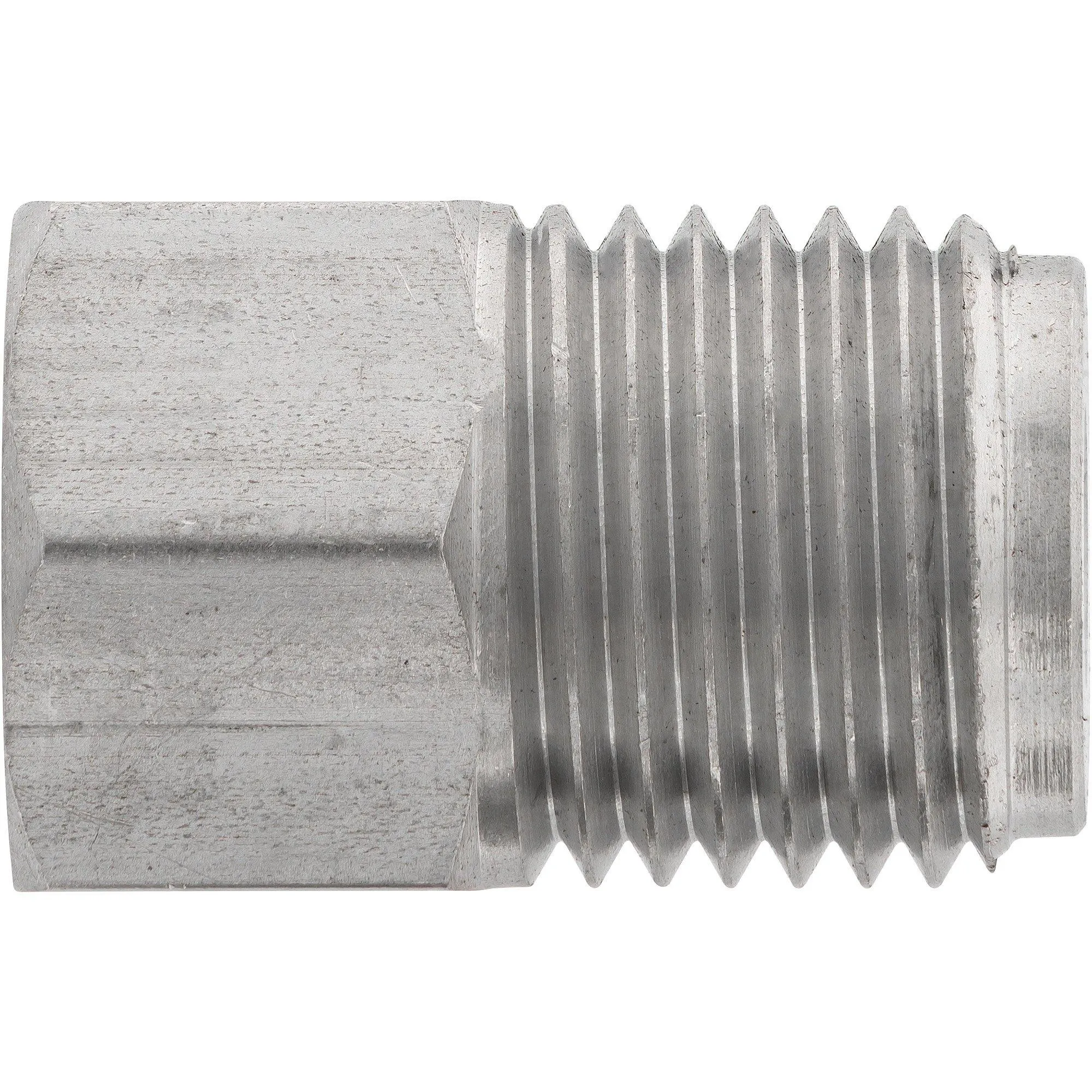 (3/8-24 Inverted)F to (9/16-18 Inverted)M | Stainless Steel Brake Line Adapter | 10ct