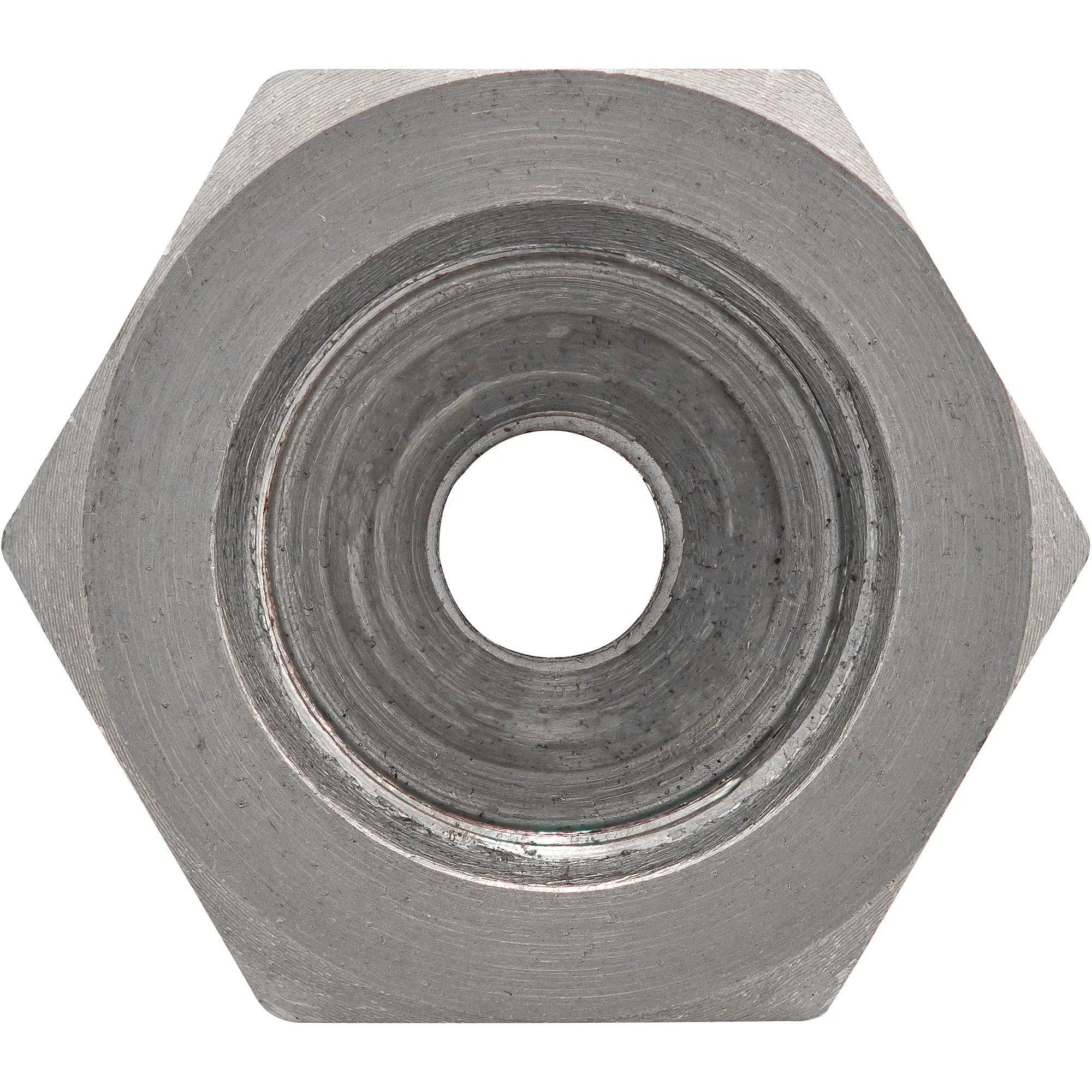 (3/8-24 Inverted)F to (9/16-18 Inverted)M | Stainless Steel Brake Line Adapter | 10ct