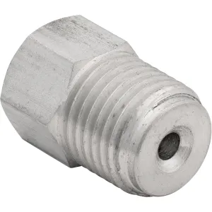 (3/8-24 Inverted)F to (9/16-18 Inverted)M | Stainless Steel Brake Line Adapter | 10ct