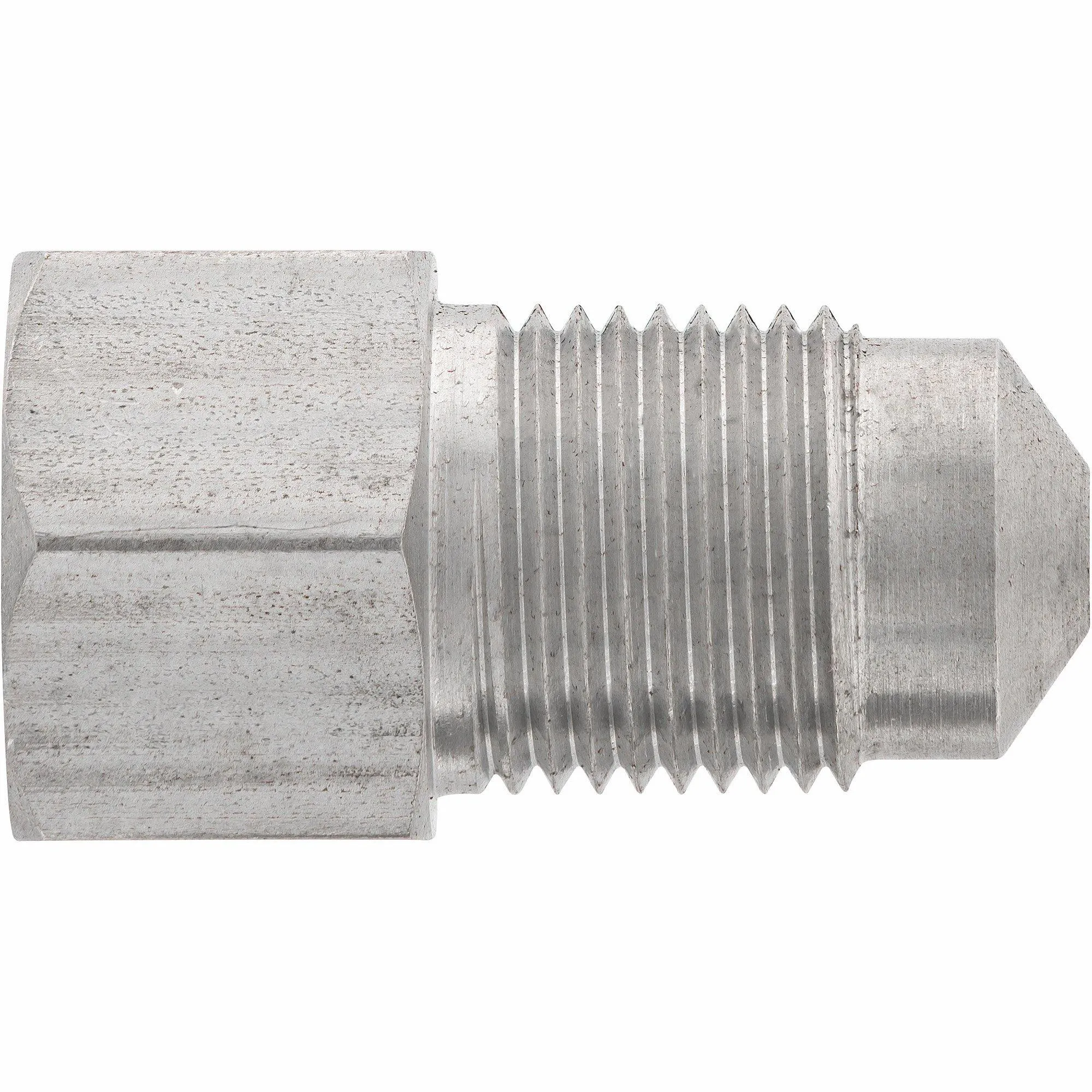 (3/8-24 Inverted)F to (M12x1.0 Bubble)M | Stainless Steel Brake Line Adapter | 10ct