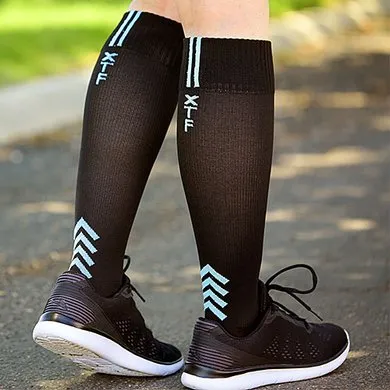 6-Pairs:  High Energy Graduated Compression Running Socks