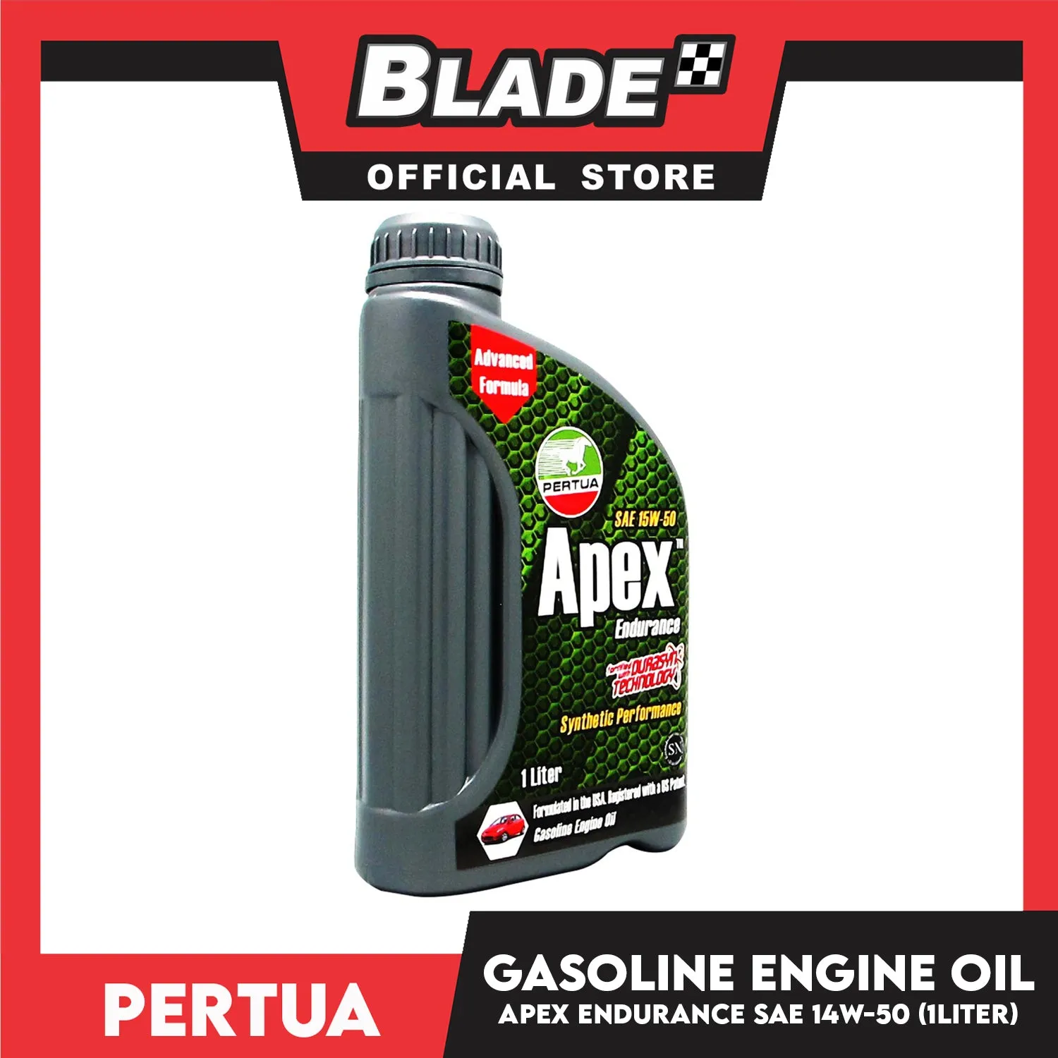 6Liters Pertua Apex Synthetic Performance Gasoline Engine Oil SAE 15W-50 4L & (1L x 2)