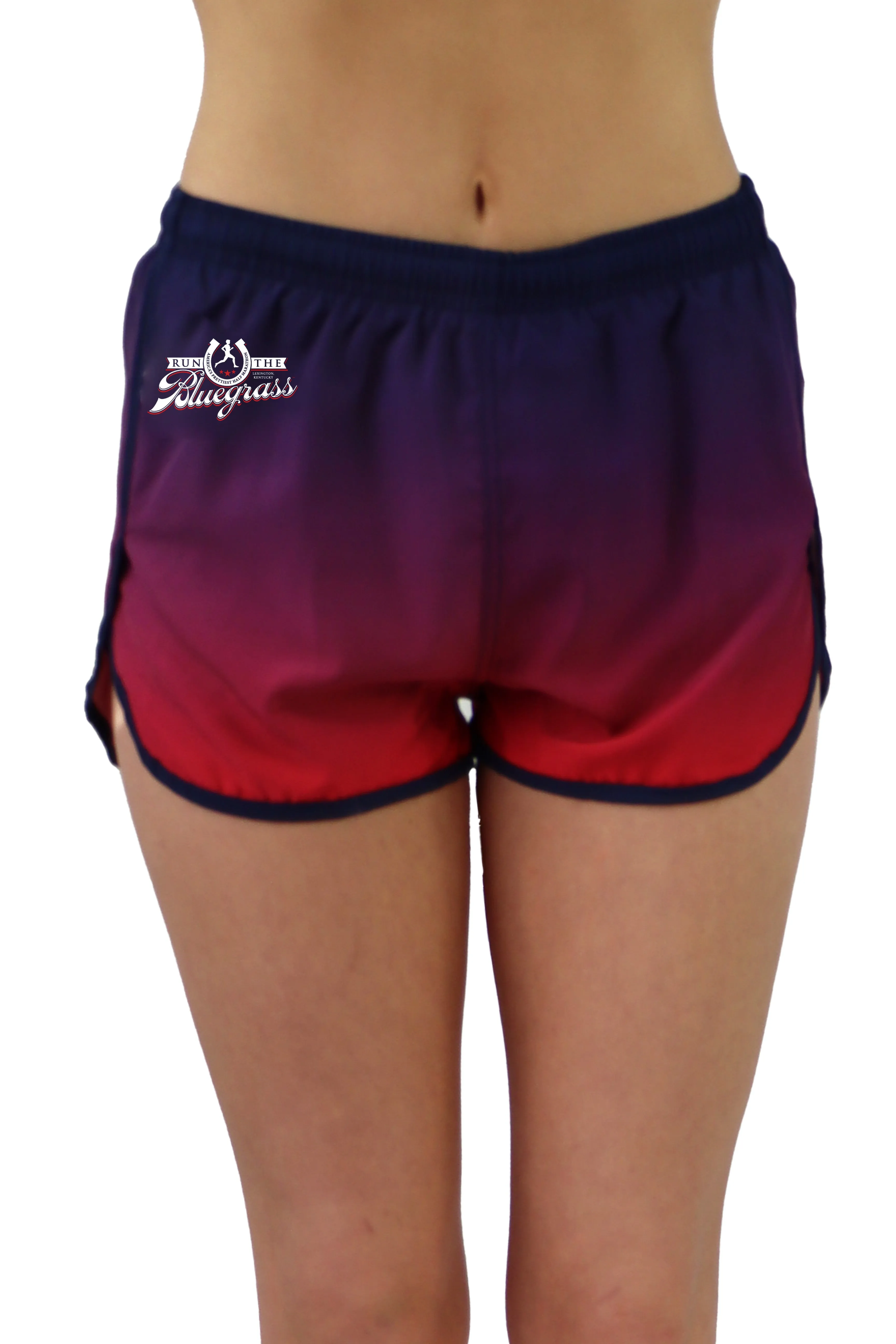 7102 - RunTheBluegrass Running Short - Navy