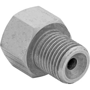 (7/16-24 Inverted)F to (1/2-20 Inverted)M | Stainless Steel Brake Line Adapter | 10ct