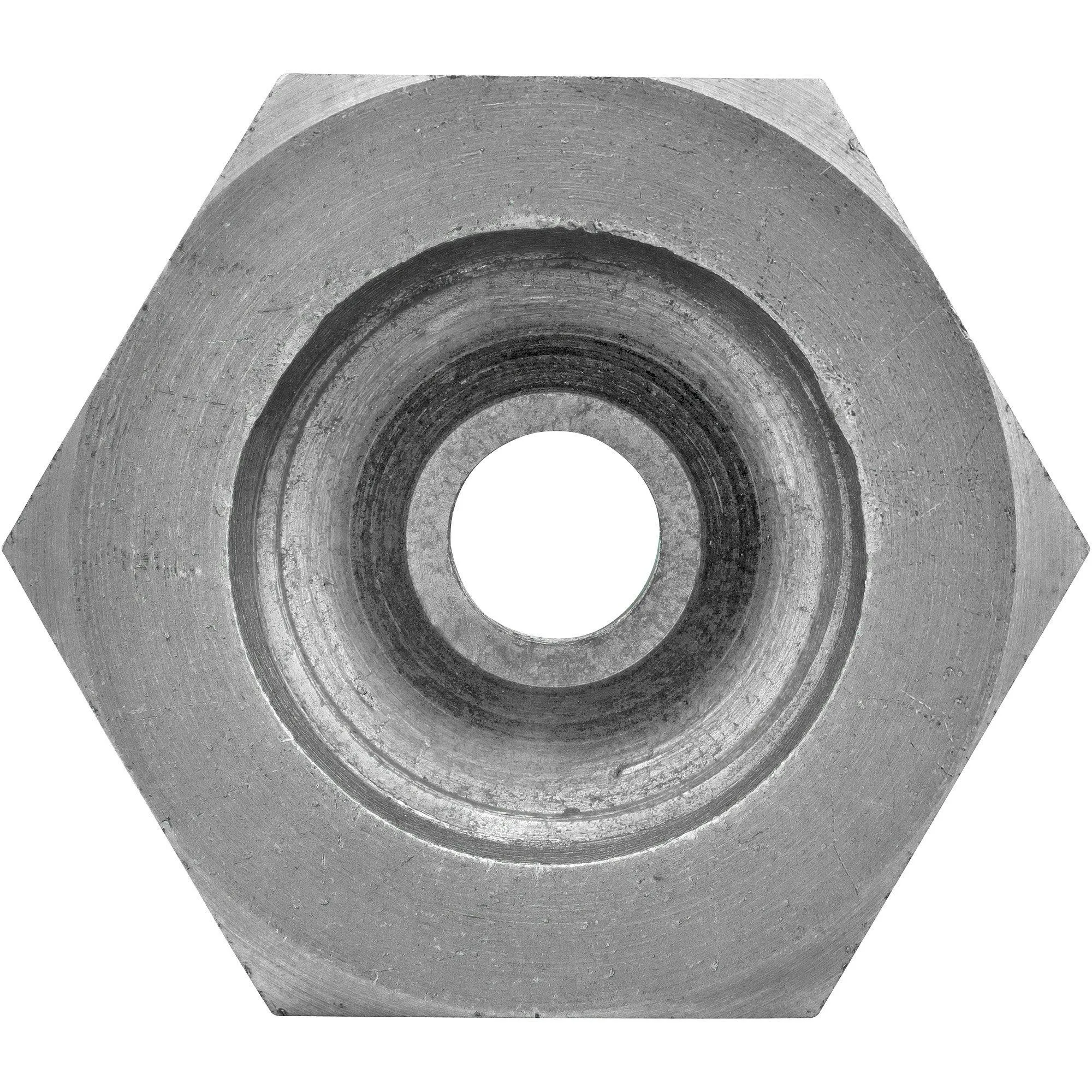 (7/16-24 Inverted)F to (1/2-20 Inverted)M | Stainless Steel Brake Line Adapter | 10ct