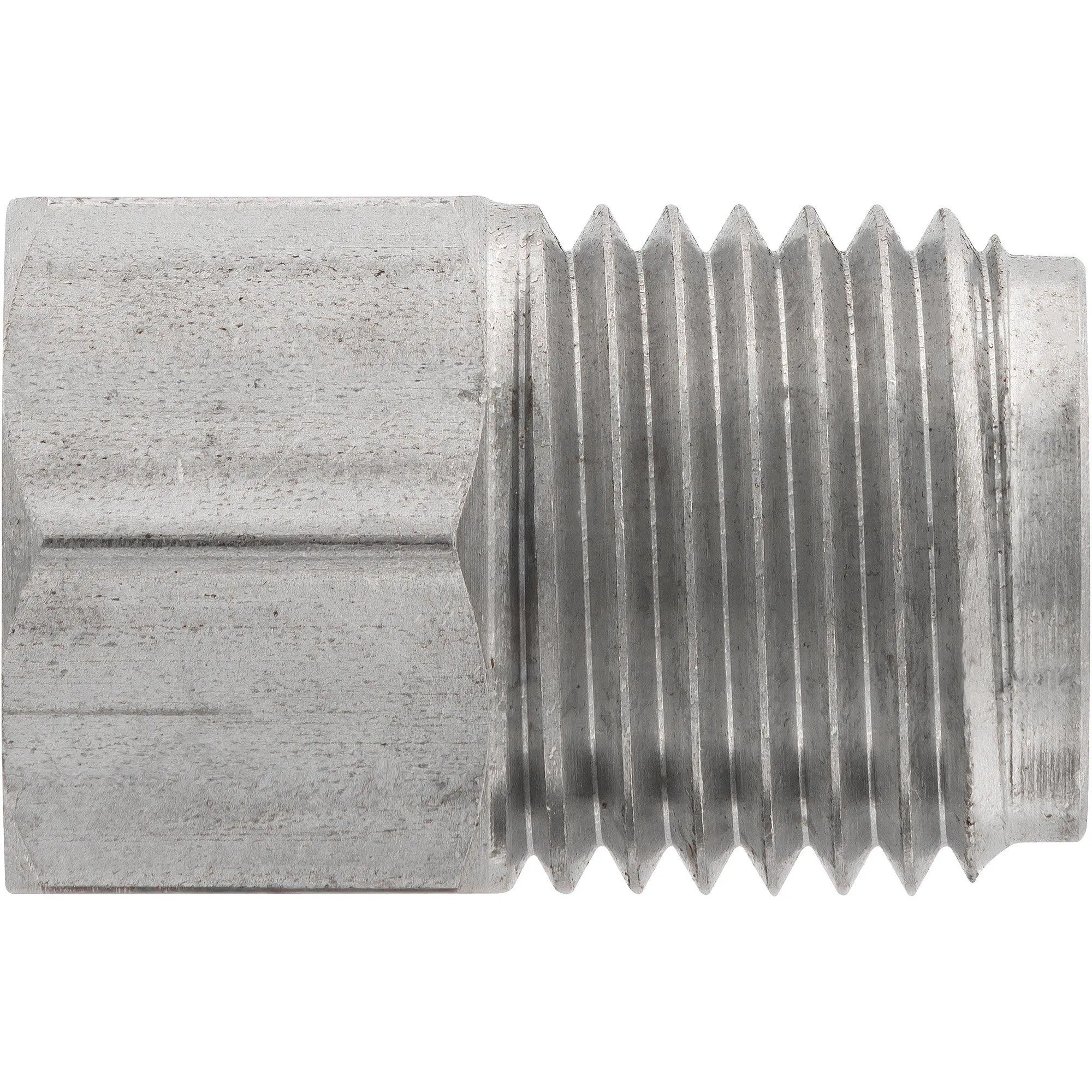 (7/16-24 Inverted)F to (9/16-18 Inverted)M | Stainless Steel Brake Line Adapter | 10ct