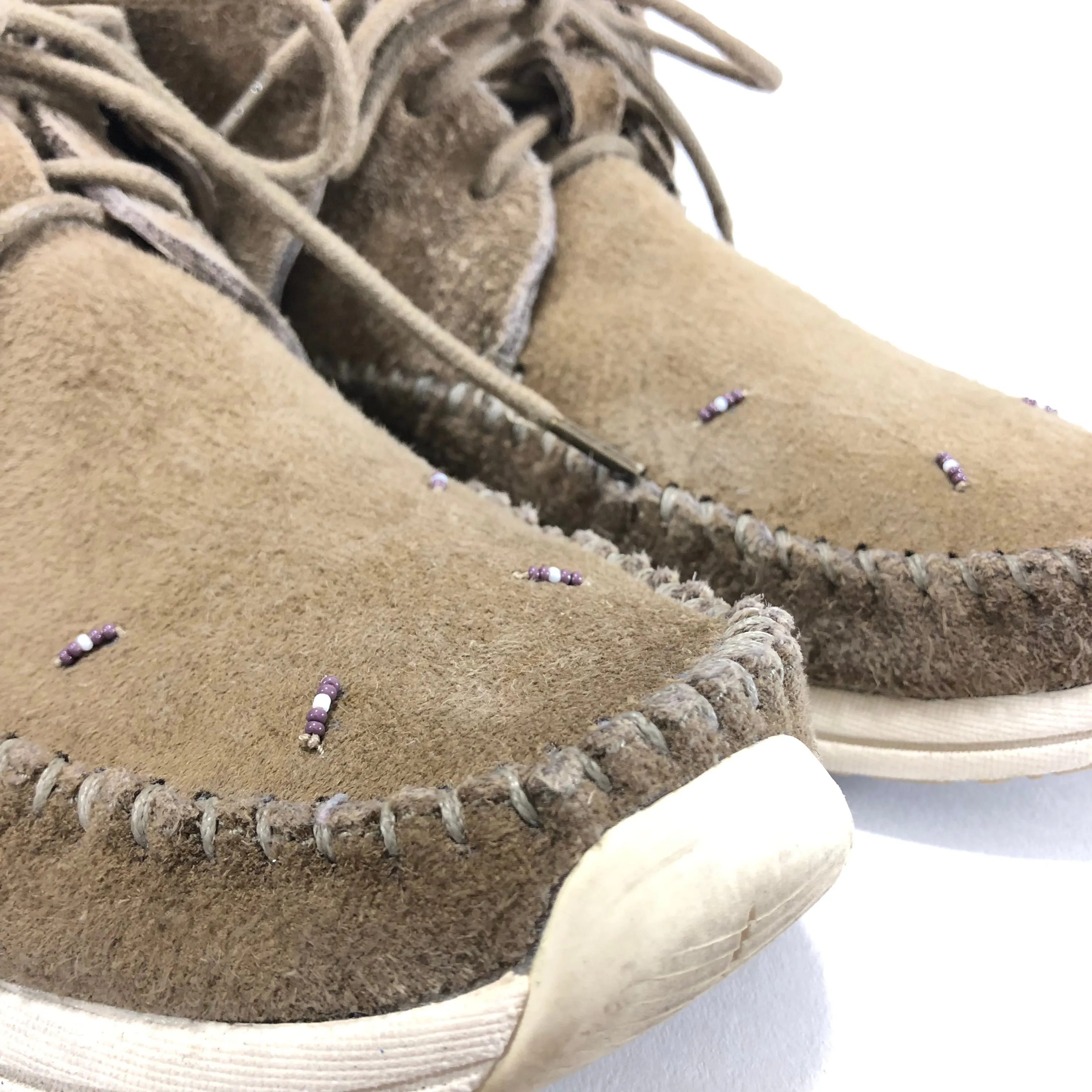 [9] Visvim FBT Lhamo Folk Suede Sand