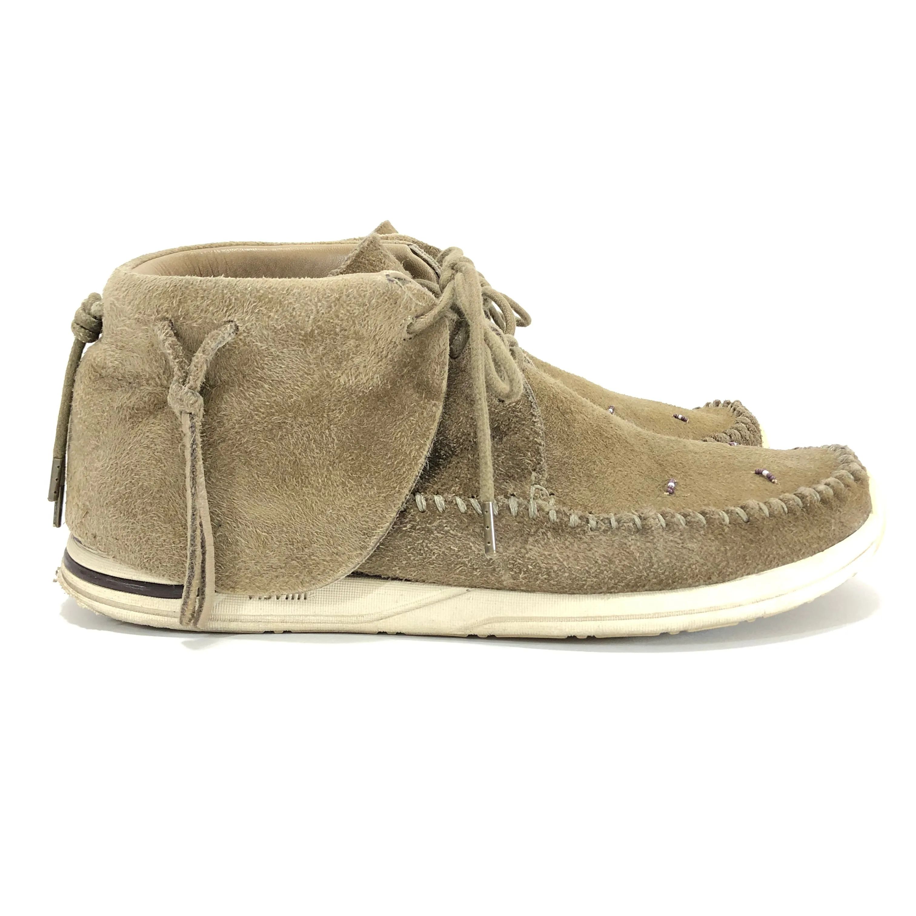 [9] Visvim FBT Lhamo Folk Suede Sand
