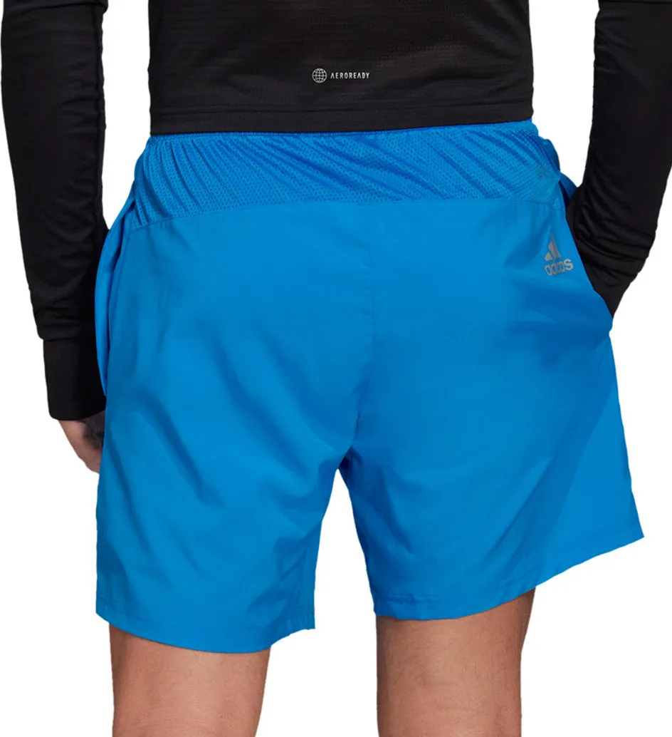 adidas Run It 7 Inch Mens Running Shorts - Blue