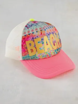 ADJUSTABLE TRUCKER HAT - BEACH