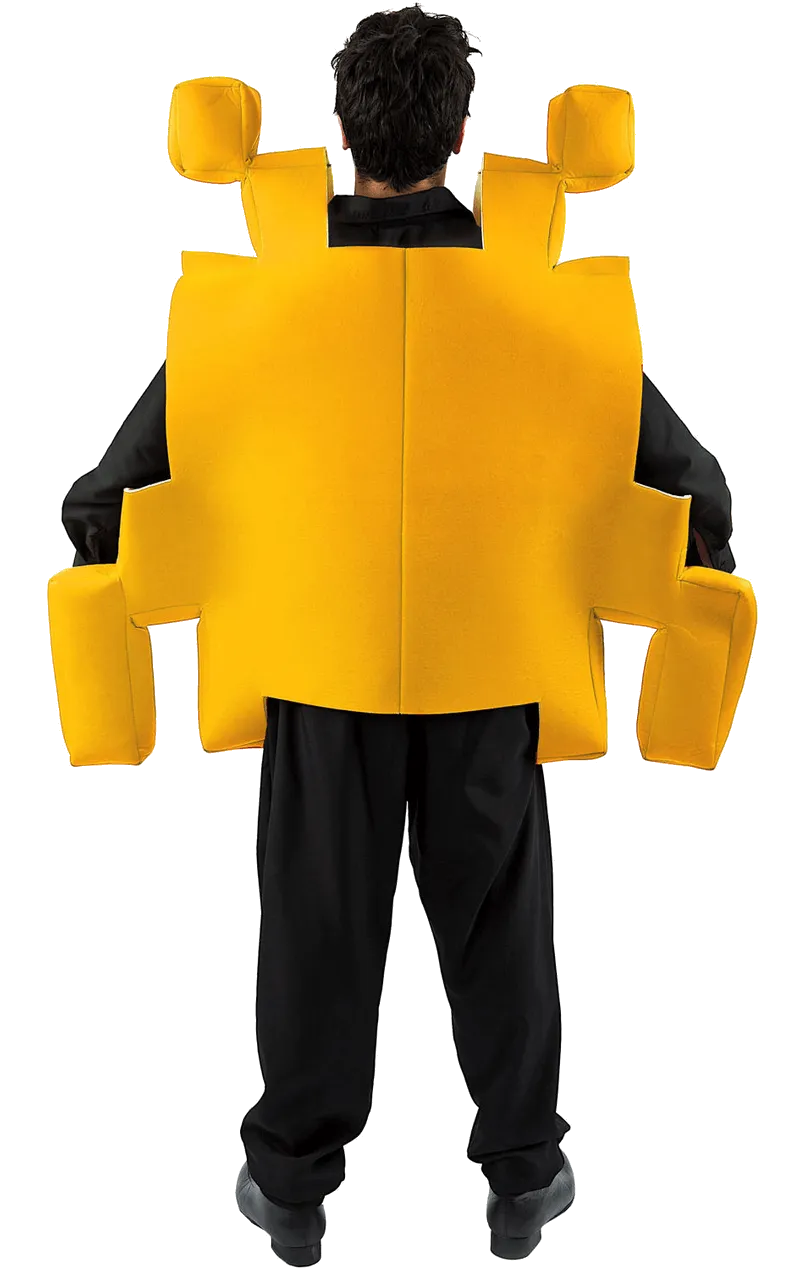 Adult Yellow Space Invader Costume