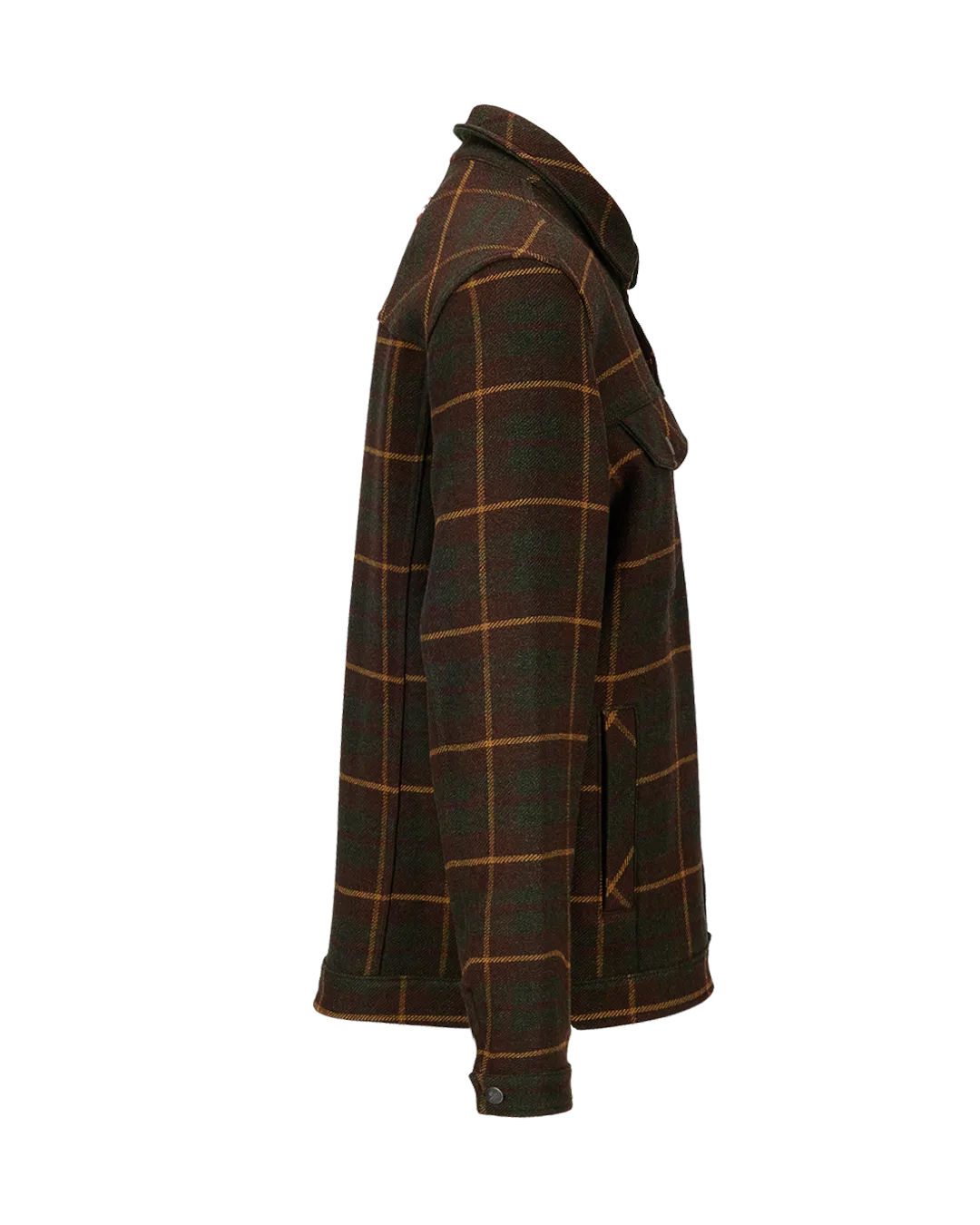 Amundsen Sports Wool Jacket Unisex Hunter Brown Checks