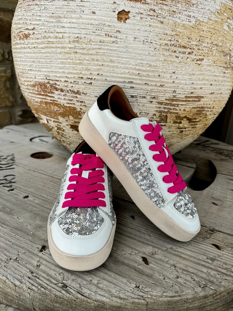 Another Round Silver Sequins