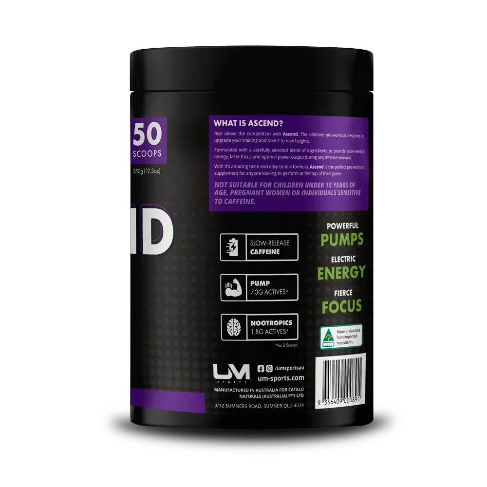 Ascend Stim Pre Workout by UM Sports