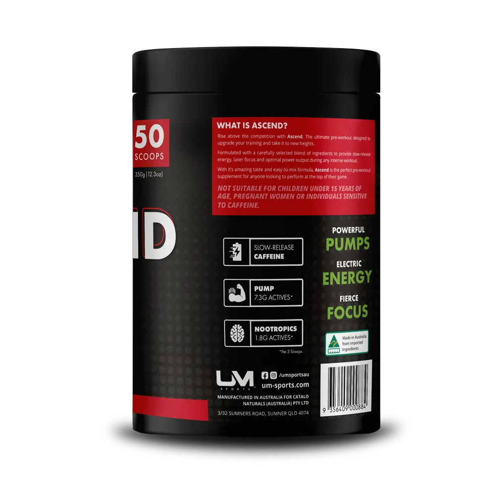 Ascend Stim Pre Workout by UM Sports