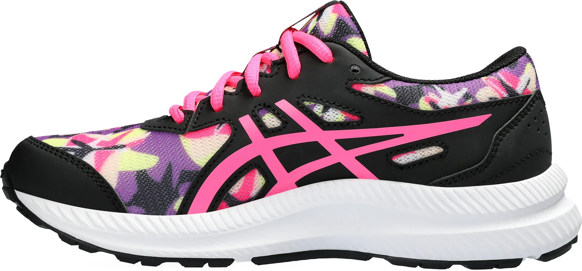 Asics Contend 8 GS Junior Running Shoes - Black