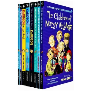 Astrid Lindgren Collection 8 Books Set (The Children of Noisy Village, Happy Times