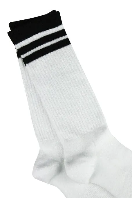 Athletic White Sports Bamboo Socks by Swole Panda, Size 7-11