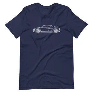 Audi R8 Type 42 outline t-shirt