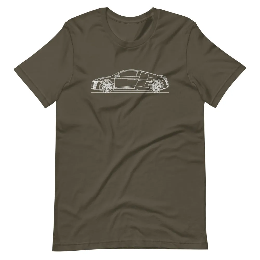 Audi R8 Type 42 outline t-shirt