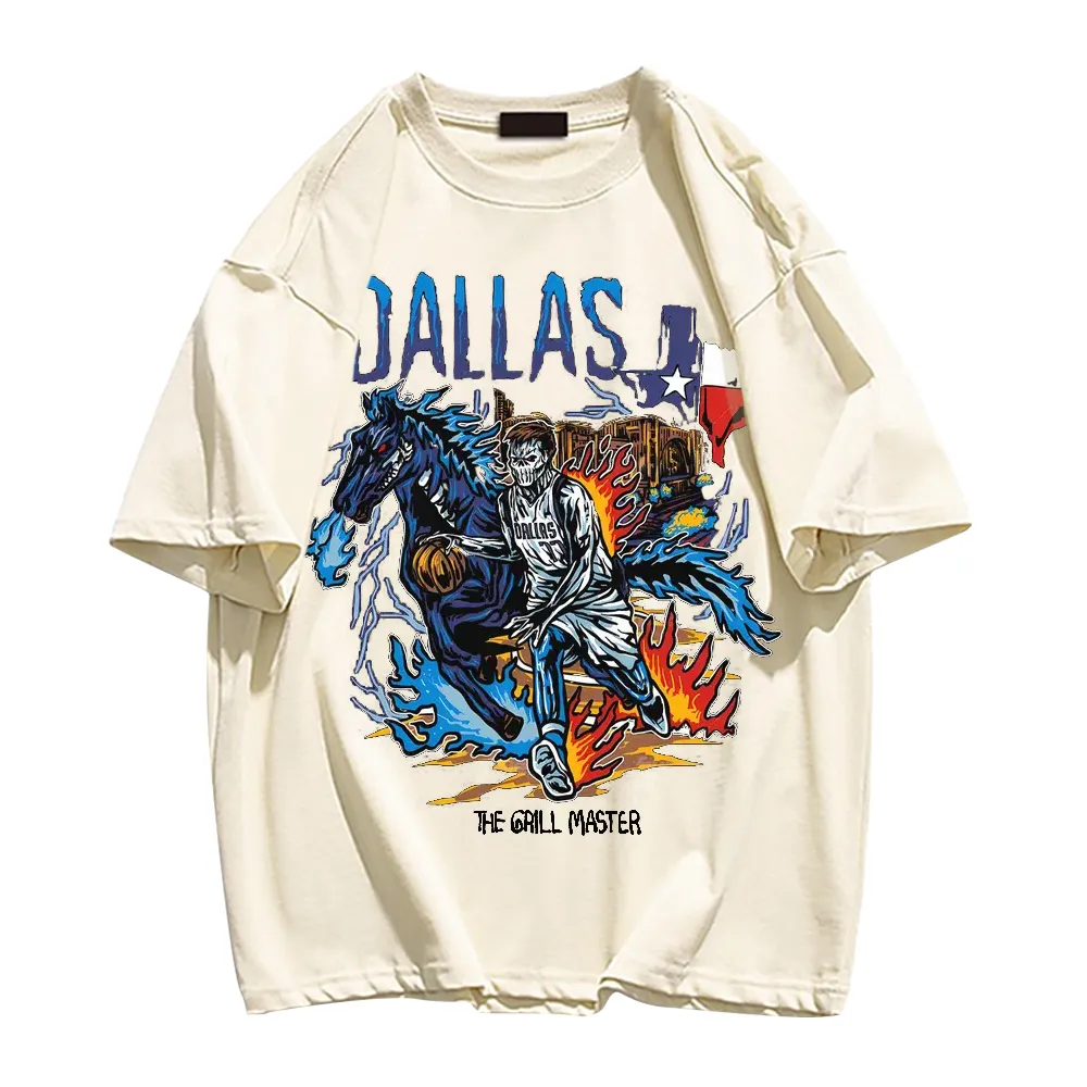 Basketball Star Skull Graphic T-shirt
