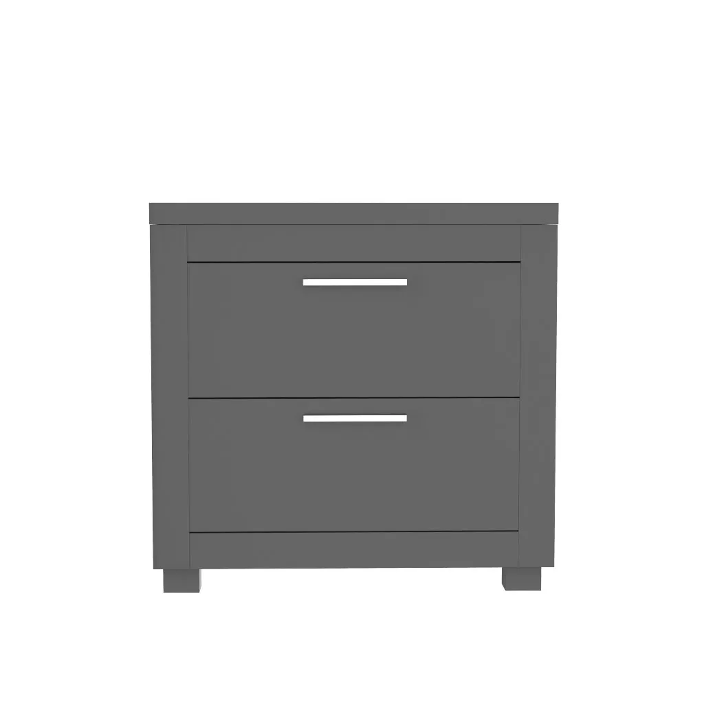 Bedside table - Aria - Dark Gray