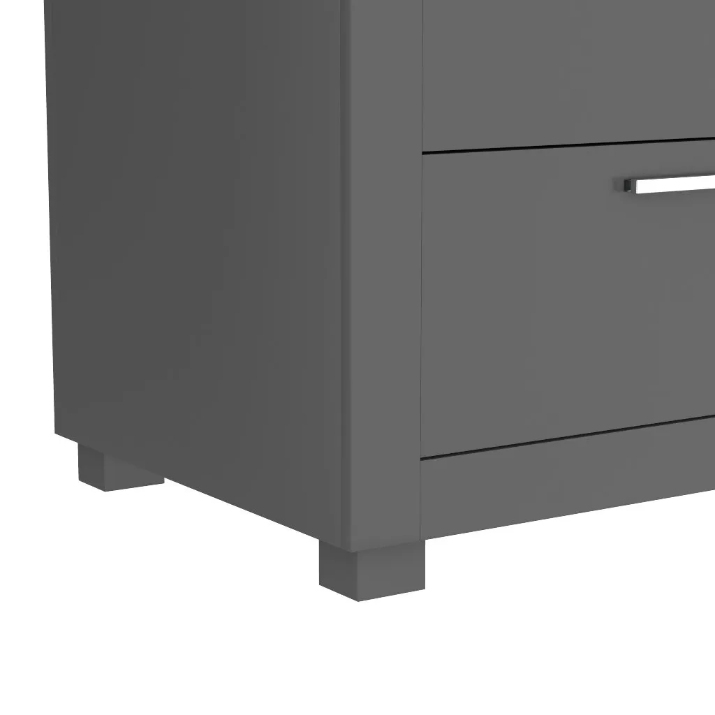 Bedside table - Aria - Dark Gray