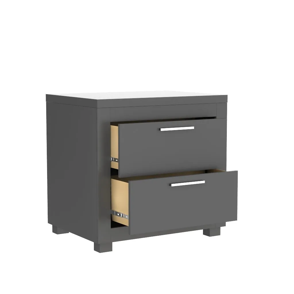 Bedside table - Aria - Dark Gray