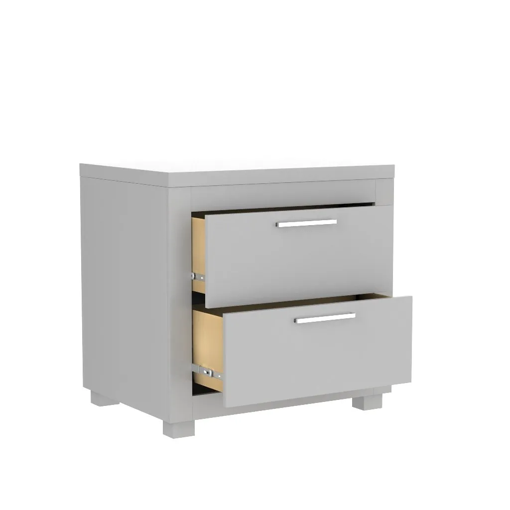 Bedside table - Aria - Gray blade