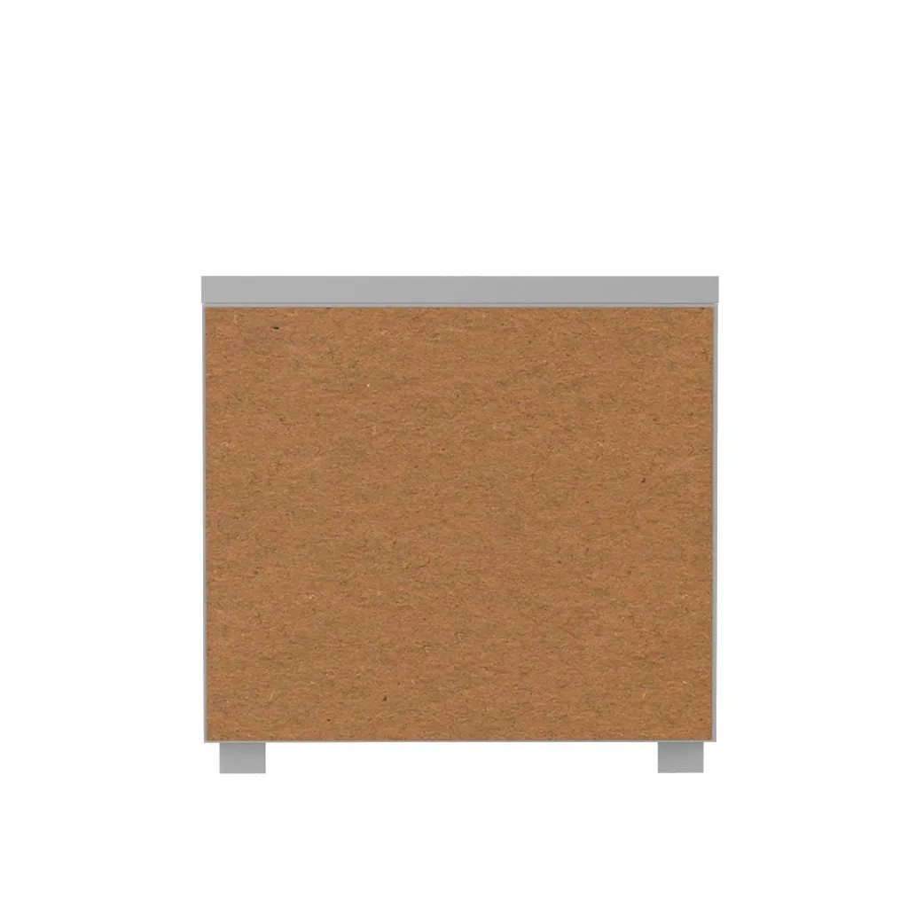 Bedside table - Aria - Gray pale and white