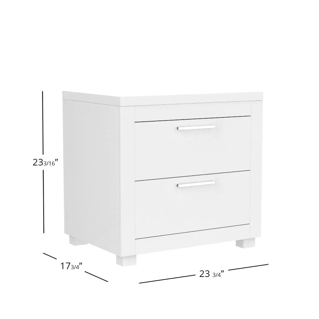 Bedside table - Aria - White