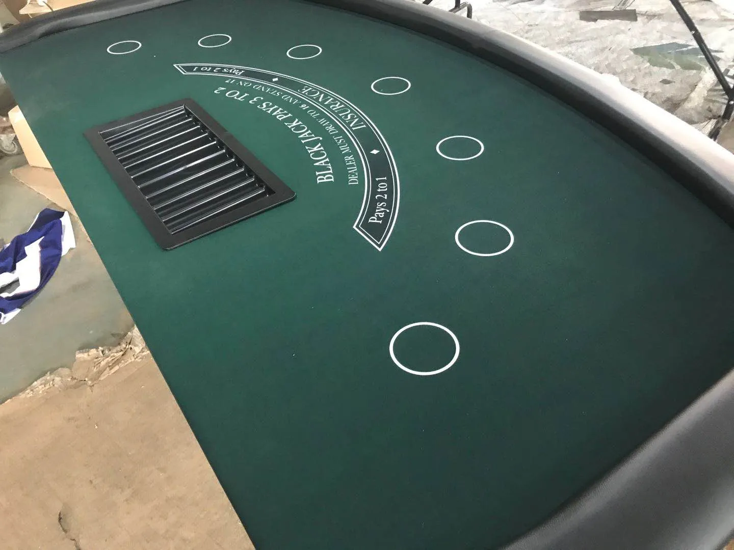 Blackjack Table 7 Seater (Green or Blue Felt)