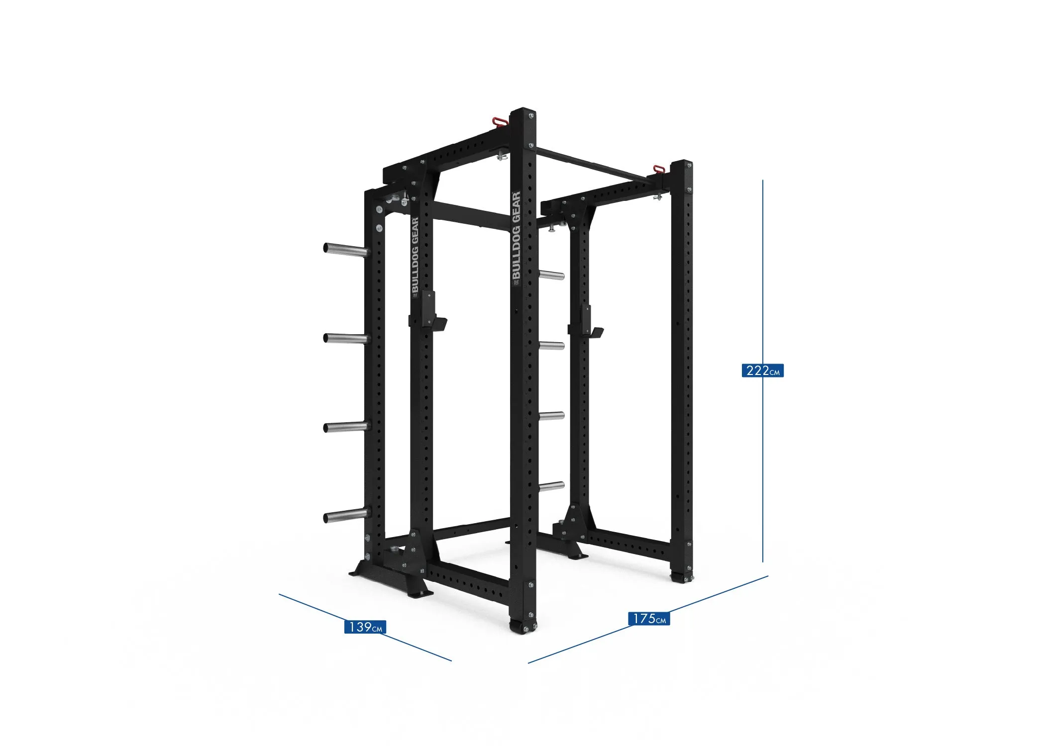 Bulldog Gear - MLFPR1 Folding Power Rack With Pull Up Bar