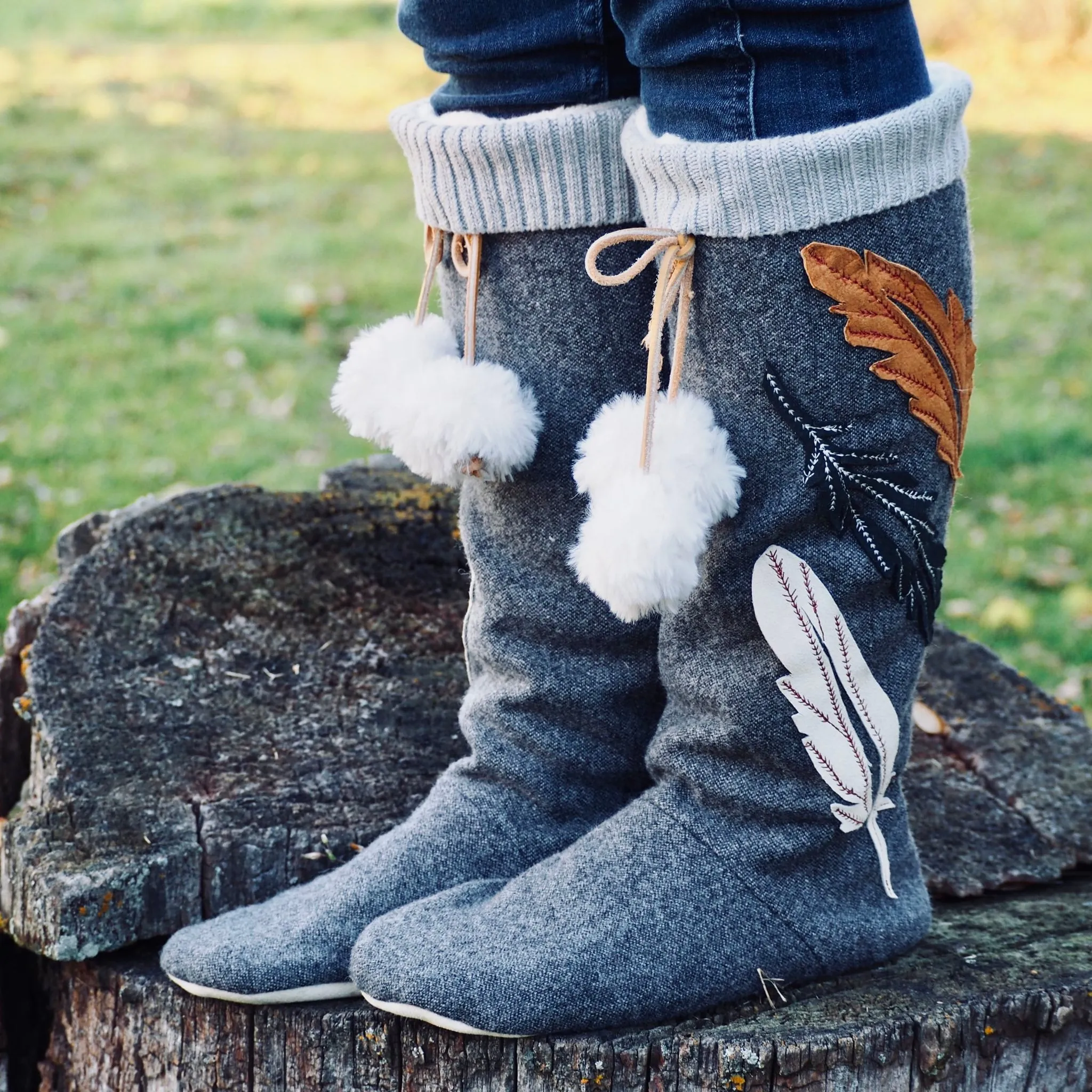 BUNDLE - Tie Back Boots  Sewing Patterns - Family ~ Baby, Child   Adult