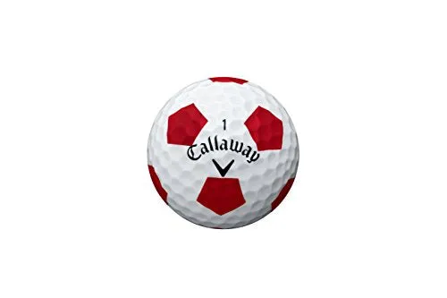 Callaway Chrome Soft Golf Balls, Prior Generation, (One Dozen), White/Truvis Pattern