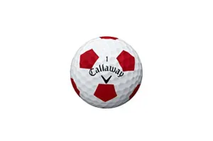Callaway Chrome Soft Golf Balls, Prior Generation, (One Dozen), White/Truvis Pattern