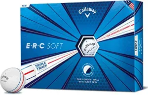 Callaway Golf ERC Soft Triple Track Golf Balls, (One Dozen), Yellow