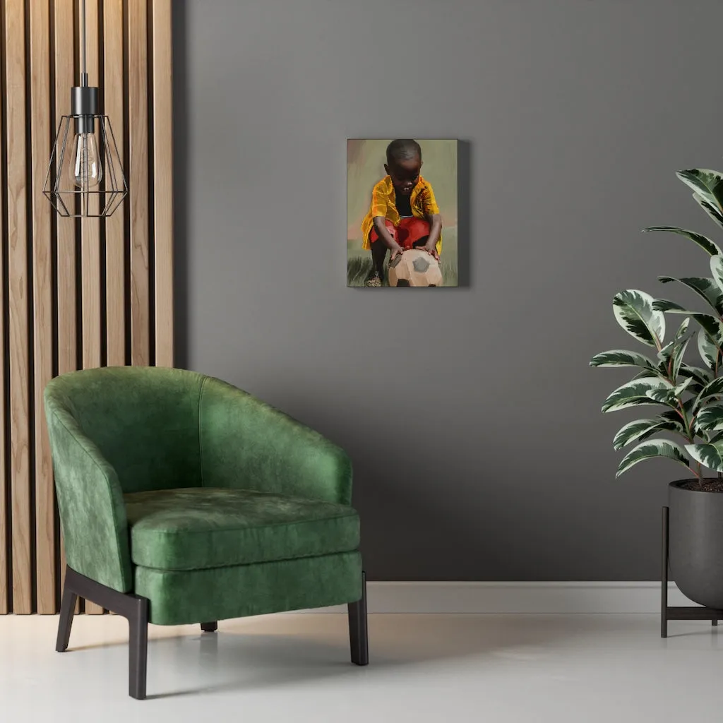 Canvas Wall Art (Boy At Play )