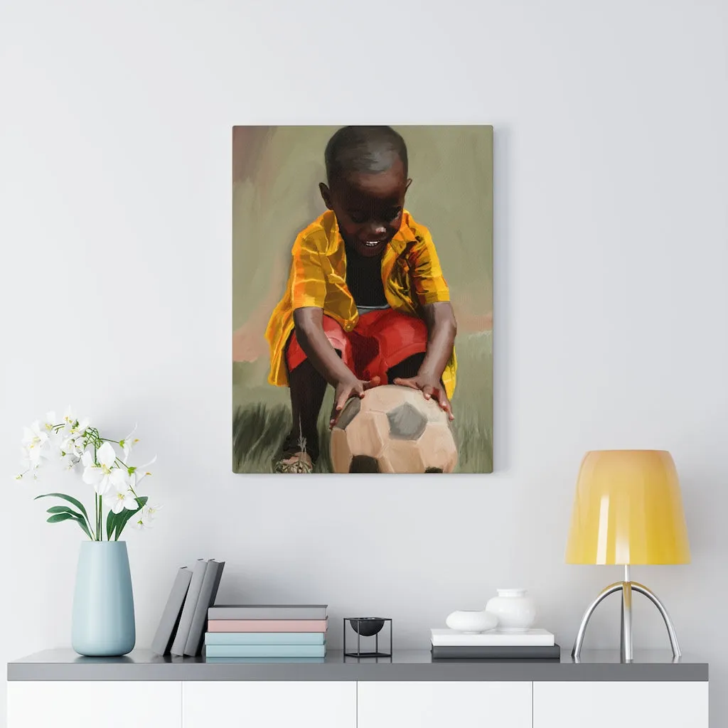 Canvas Wall Art (Boy At Play )