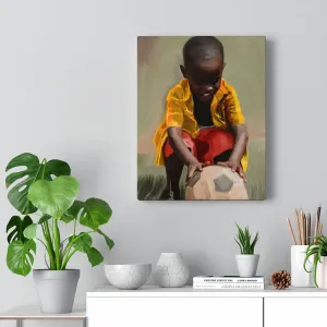 Canvas Wall Art (Boy At Play )