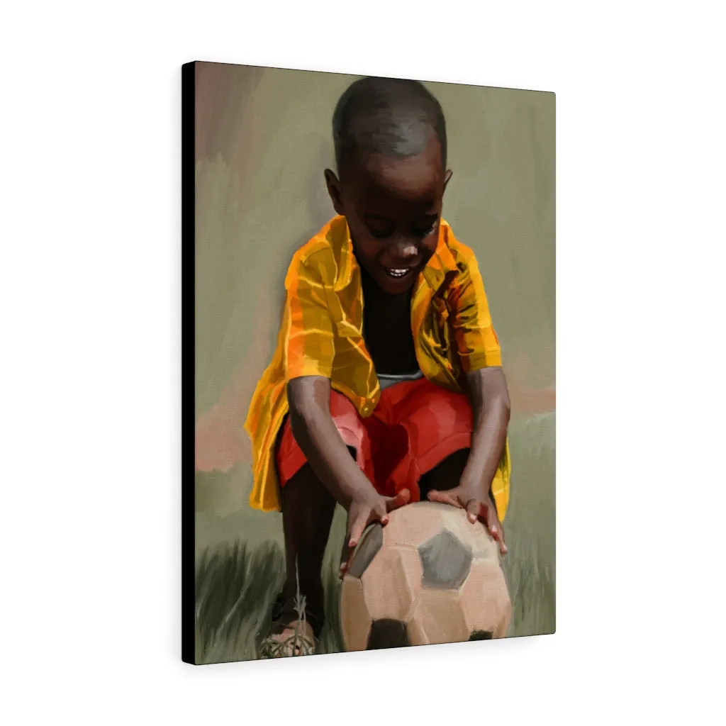 Canvas Wall Art (Boy At Play )